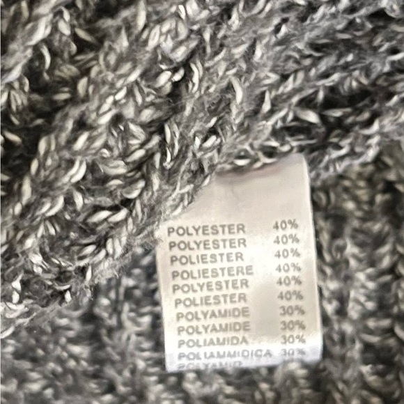 Vintage T.U Oversized Knit Sweater in Gray Size XL - Picture 5 of 6